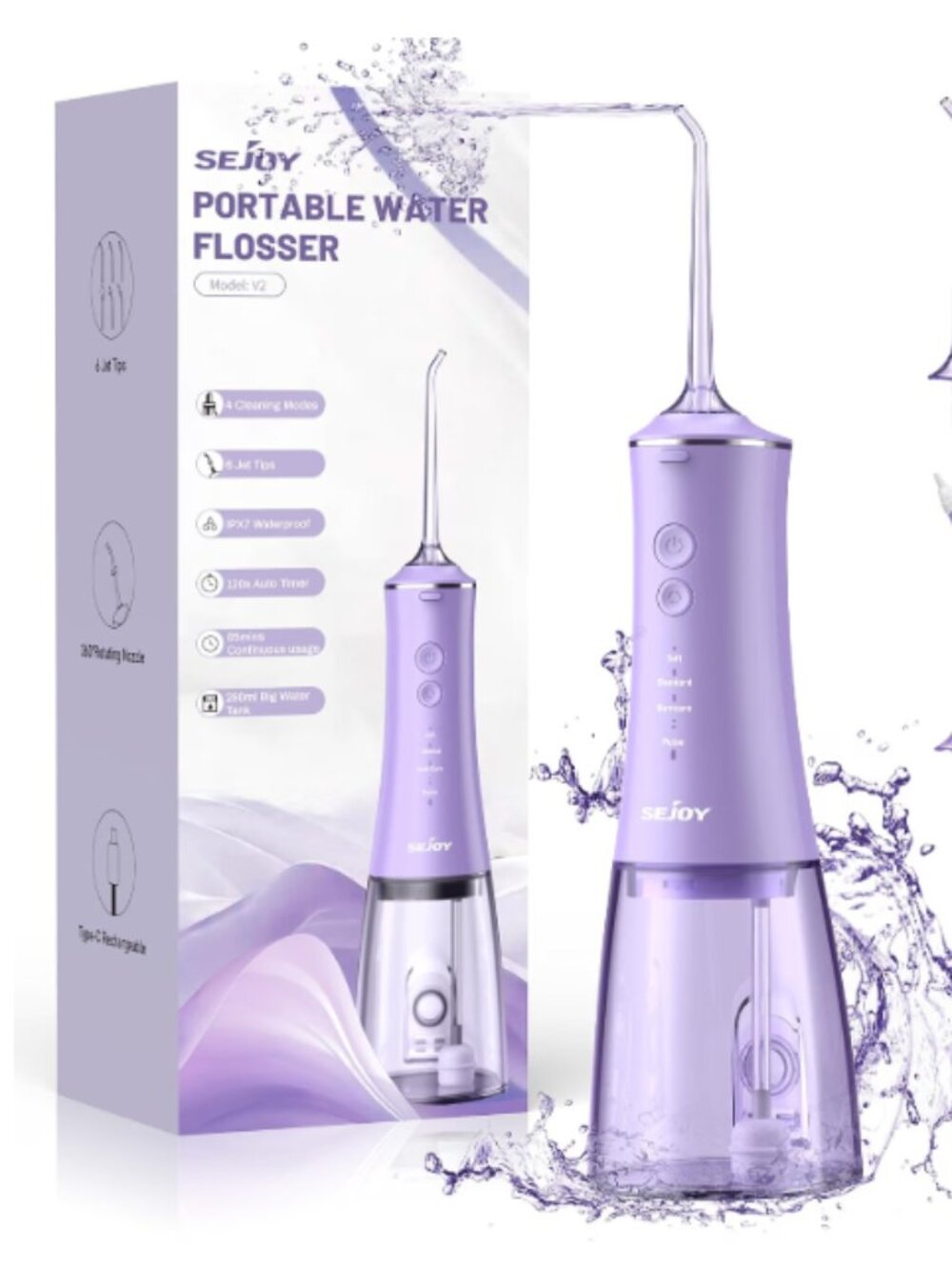 NEW Sejoy Portable Water Flosser